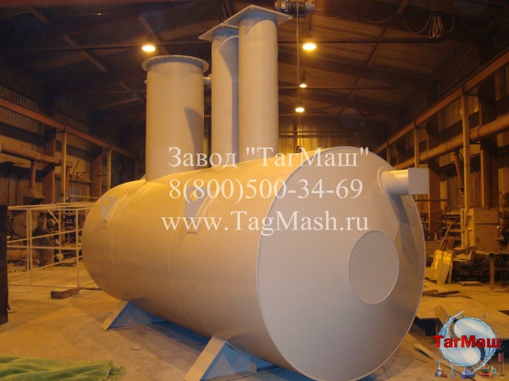 Стальная емкость для воды 100 м3
