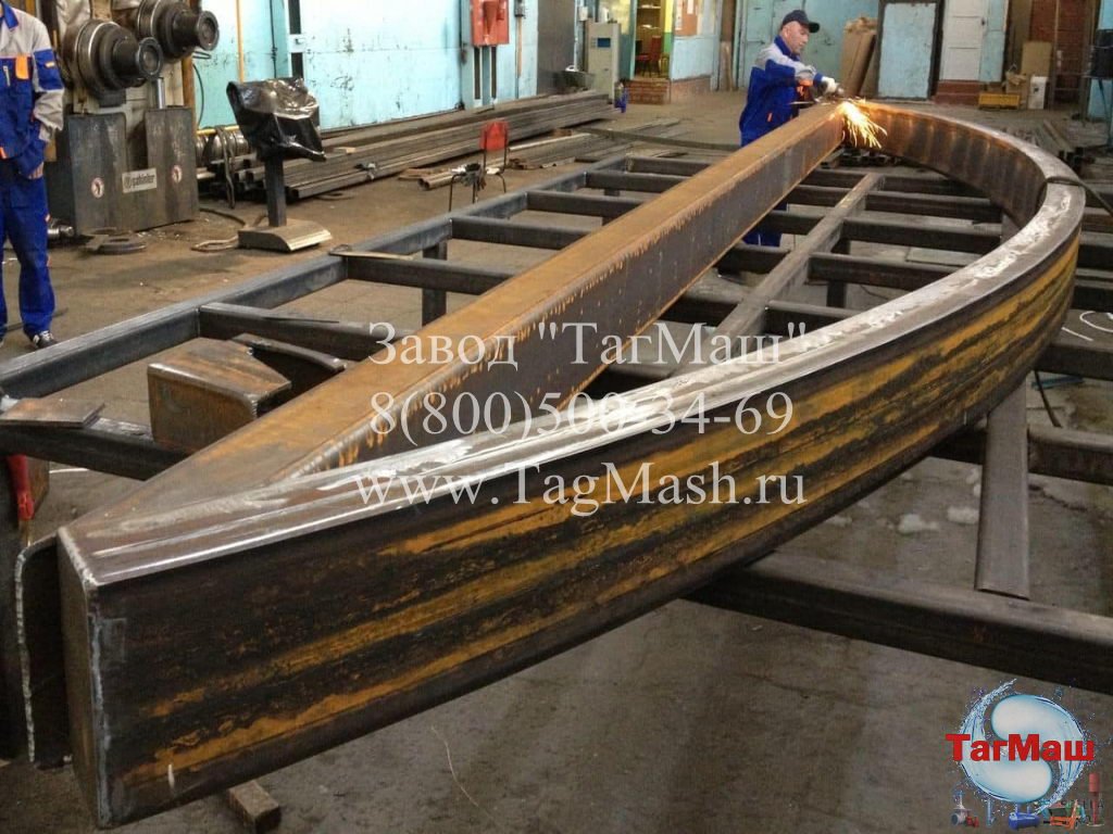Арочная металлическая ферма